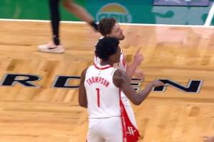 我的三双啊申京拿到第9个助攻后边说边下场：我还需要1个助攻