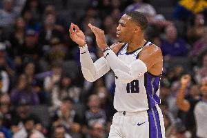 强大输出！威少11月至今场均21.3分9.8板8.8助 命中率53/46/91%