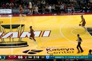 20分算个屁！特雷·曼恩不讲理干拔三分再进 黄蜂轰27-2追到差1分