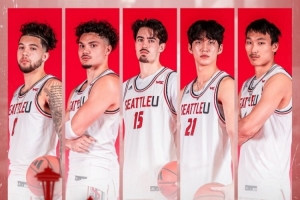 NCAA-西雅图大学大胜东华盛顿 淡厚然6分1板1断 吕俊熙17分5板2助